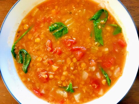 (Instant Potで作る) レンズ豆のスープ